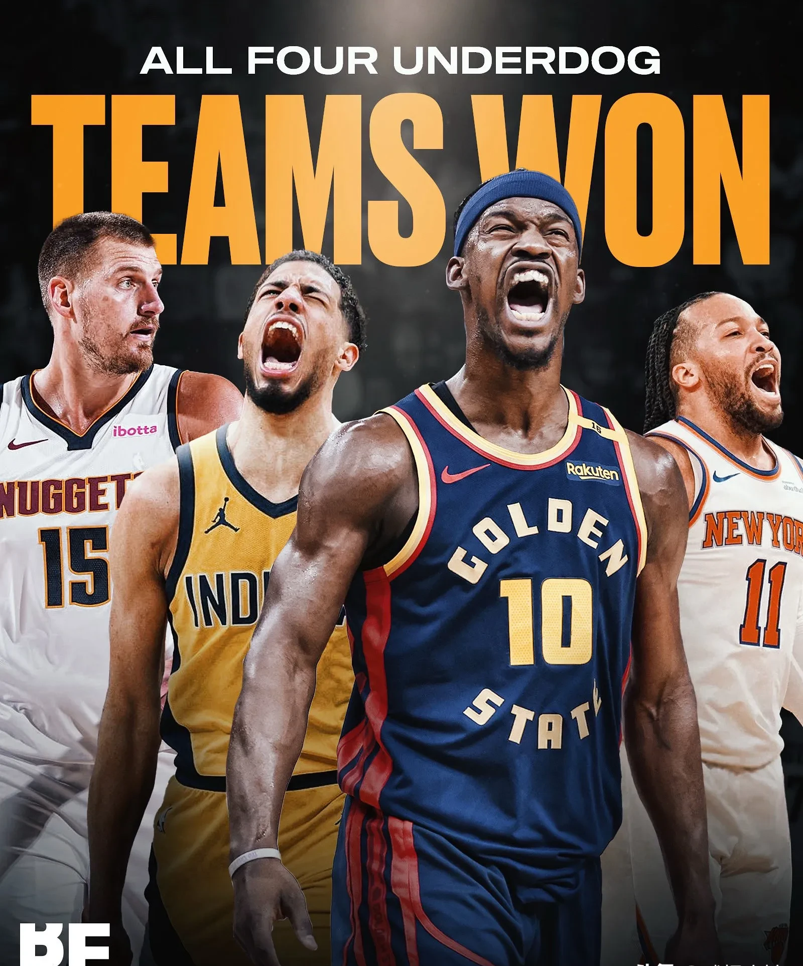 包含掘金鏖战魔术，布伦森关键制胜的词条